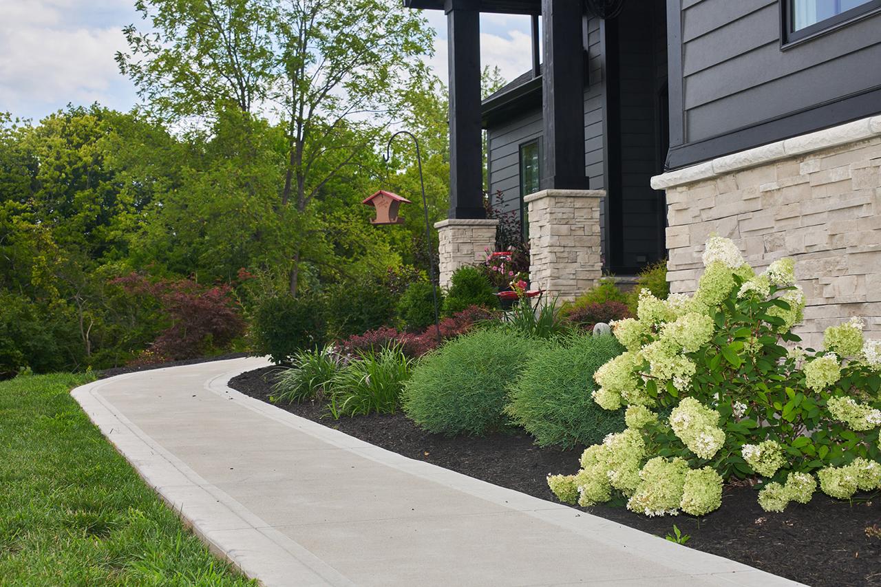 Residential bed and walkway enhancement